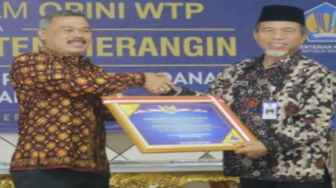Lagi, Pemkab Merangin Raih Predikat WTP