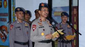 Wakapolda Jambi Sambut kedatangan Personil Polda Jambi  BKO