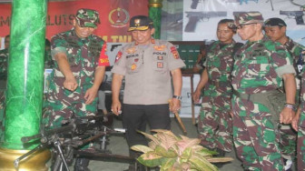 TNI – Polri Makin Sinergis, Kapolda Buka Pameran Alutsista Korem Garuda Putih