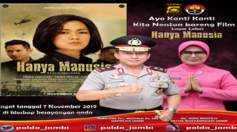 Kapolda Jambi Ajak Masyarakat Nonton Film Hanya Manusia