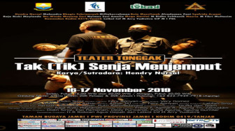 Teater Tonggak Pergelarkan Kegundahan Wartawan, dalam Tak (Tik) Senja Menjemput