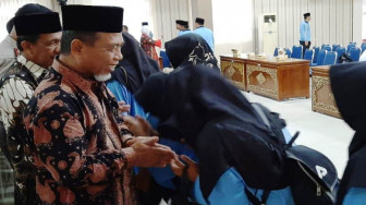 Mashuri Lepas Kafilah MTQ Merangin