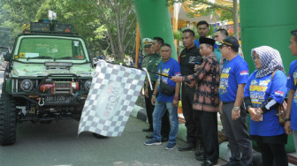 Mashuri Bersama Bupati Romi, Lepas Gelamor Offroad