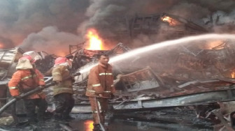 Tak Ada Korban Jiwa Kebakaran Gudang Ekspor PT ABP