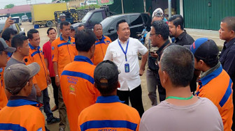 Direskrimum Polda Jambi Sambangi Petugas Parkir Angsoduo