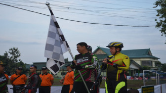 Gowes TNI-Polri Peringati HUT Korem 042/Gapu