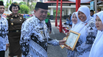Merangin Gelar Puncak Peringatan HUT ke-74 PGRI