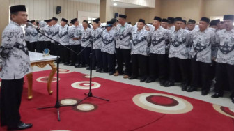 Wabup Merangin Kukuhkan Pengurus PGRI Kecamatan