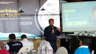 Gelar Workshop, BPS Ajak Wartawan Sukseskan Sensus Penduduk 2020