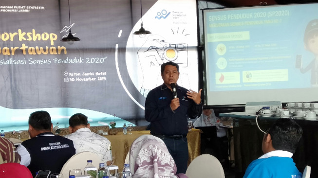 Gelar Workshop, BPS Ajak Wartawan Sukseskan Sensus Penduduk 2020
