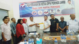 Pimpin Perindo Jambi, Hendry Attan Siap Besarkan Partai