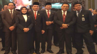 Pimpinan BAP DPD RI Hadiri Pelantikan Lima Anggota BPK RI