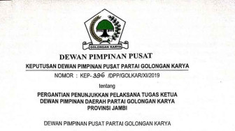 Sarmuji Akui Ditugaskan Jadi Plt Ketua DPD Golkar Provinsi Jambi