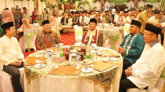 Bupati Tanjab Barat Hadiri Halal Bihalal Pemprov Jambi