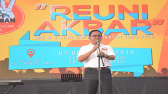 Kapolda Jambi Hadiri Reuni Akbar SMAN 3 Jambi