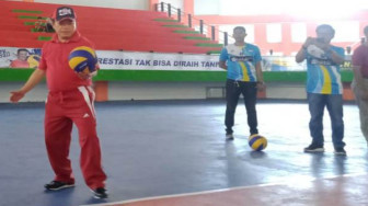 Al Haris Buka Turnamen Bolavoli Bupati CUP 2019