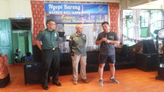 Ngopi Bareng Danrem 042/Gapu dengan Awak Media