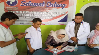 Perindo Puji Kaum "Milea" yang Ikut Dampingi Camelia