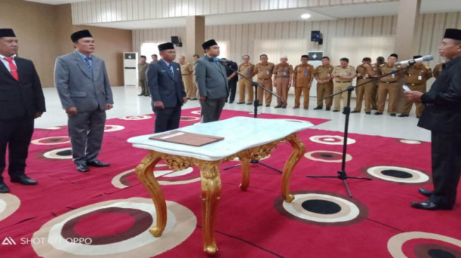 Mashuri Lantik Empat Pejabat