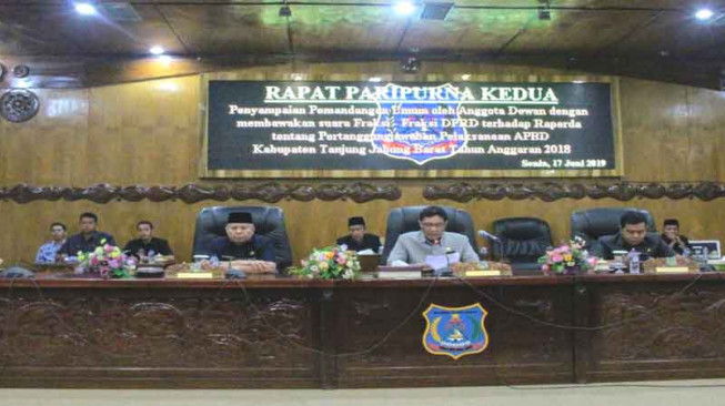 Fraksi DPRD Apresiasi Capaian WTP Pemkab Tanjab Barat