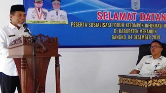 Mashuri Buka Sosialisasi Forum KIM Merangin