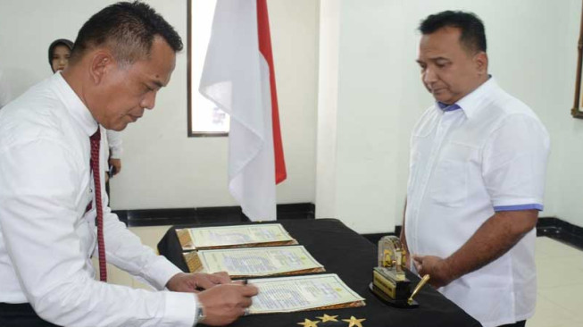 Krimsus Polda Jambi Tanda Tangani Pakta Integritas