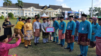 Upacara HUT Jambi, ASN Provinsi Jambi Bubar dari Barisan