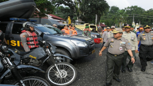 Bupati Merangin Gelar Apel Siaga Bansor 2020