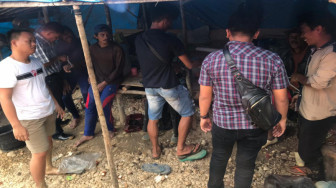 Satreskrim Polres Merangin Berhasil Menciduk Lima Penambang Emas Ilegal