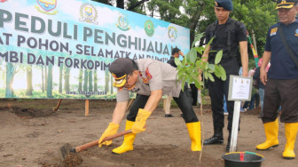 Kapolda Pimpin Penanaman Seribu Pohon