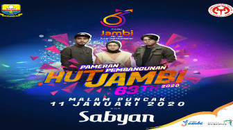 Nisya Sabyan Meriahkan Malam Puncak HUT Provinsi Jambi