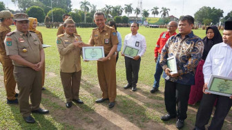 Sekda Tanjabbar Hadiri Upacara Bulan K3 Tingkat Provinsi Jambi