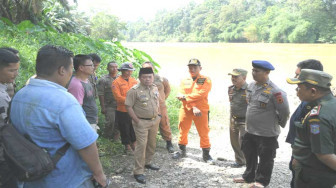 Alharis Pantau Pencarian Korban Hanyut