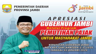Pemutihan Pajak, Kado Spesial HUT Jambi