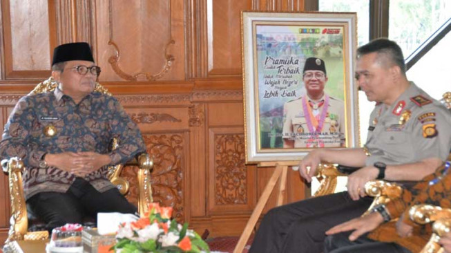Fachrori Ajak Kapolda Jambi Bersinergi Atasi Permasalahan Jambi