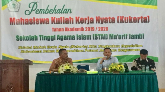 Ditintelkam Polda Jambi Beri Pembekalan untuk Mahasiswa KKN STAI MA'ARIF