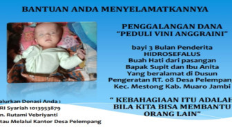 Seorang Bayi Tiga Bulan Butuh Pertolongan