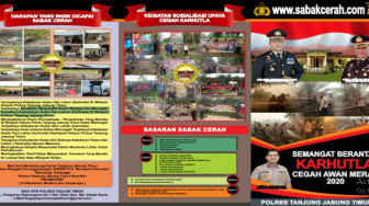 Antisipasi Karhutla, Polres Tanjabtim Luncurkan sabakcerah.com