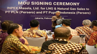 Nota Kesepahaman Suplai Gas PLN, Pupuk Indonesia dari Proyek LNG Abadi di Tandatangani