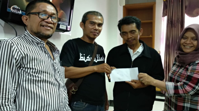 JMSI Riau Galang Dana Bantu Pengobatan Anak Wartawan
