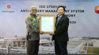 PetroChina Terima Sertifikat Sistem Manajemen Anti Penyuapan