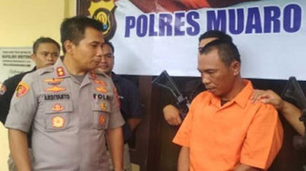 Belagak Punya Pistol, Warga Muara Keling Ditangkap