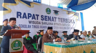 Bupati dan Wakil Bupati Merangin Hadiri Wisuda STAI SMQ Bangko