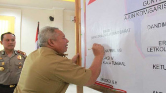 Bupati Hadiri Pencanangan Zona Integritas Menuju WBK dan WBBM Polres Tanjab Barat
