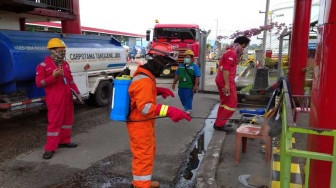 MRI-ACT Jambi Kembali Gencar Lakukan Kegiatan Desinfeksi Pencegahan Penyebaran COVID-19