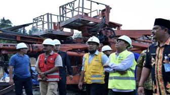 Fachrori Tinjau Pembangunan PLTA Batang Merangin Kerinci
