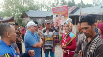 Tinjau Korban Kebakaran Senyerang, Safrial Himbau Masyarakat Lebih Waspada