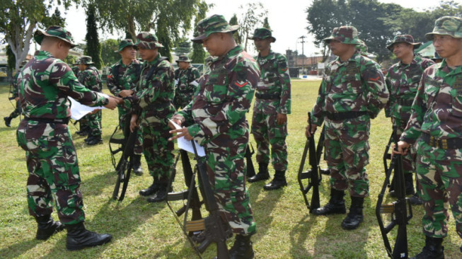 Tingkatkan Profesional Prajurit, Korem 042/Gapu Gelar Latihan Uji Terampil Perorangan