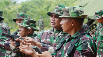 Tingkatkan Kemampuan Prajurit, Korem 042/Gapu Gelar Latihan Menembak