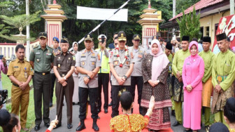 Kunjungan Kapolda Jambi ke Muaro Jambi, Disambut Sekapur Sirih